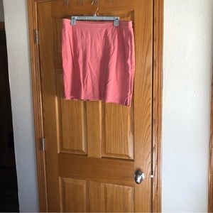 Vintage 100% Cotton Salmon Skirt